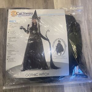 California Costume Gothic Witch Magic Wizard Adult Women Halloween Sz Small 6-8
